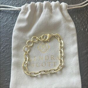 Kendra Scott Gold Chunky Chain Bracelet